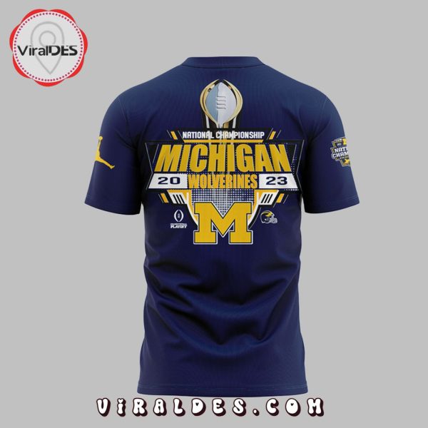 2024 Michigan Wolverines Football Champions Navy T-Shirt, Jogger, Cap