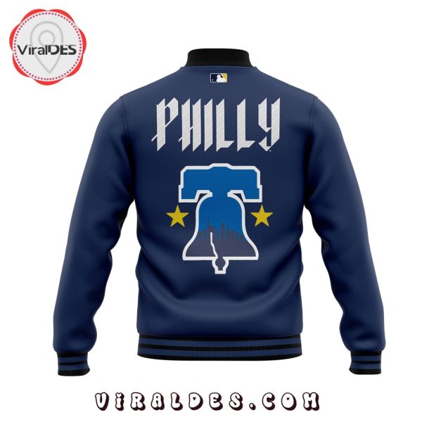 2024 Philadelphia Phillies Dark Navy Bomber Jacket Limited Edition