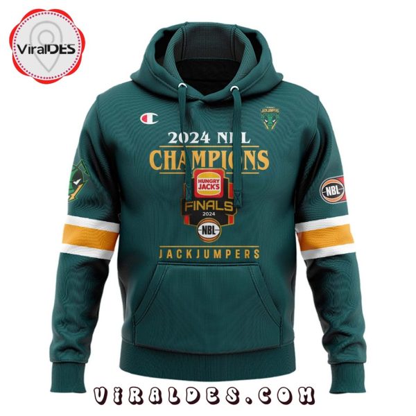 2024 Tasmania JackJumpers NBL Champions Green Hoodie, Jogger, Cap