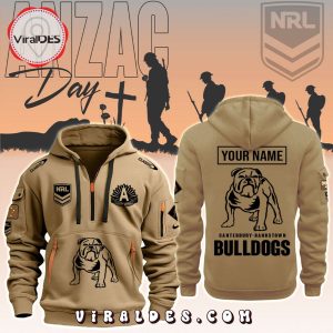 Canterbury Bulldogs NRL ANZAC Day Fashions Hoodie