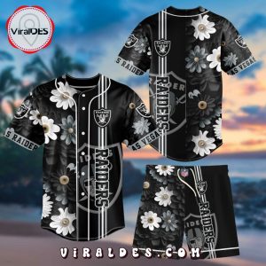 Las Vegas Raiders NFL Baseball Jersey Set Trending 2024