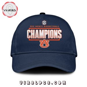 Auburn Tigers SEC Men’s Basketball 2024 Champions T-Shirt, Cap