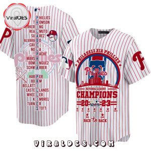 2023 Philadelphia Phillies NL East Division Champions Baseball Jersey