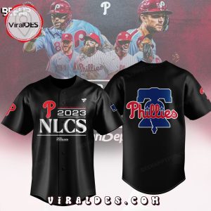 2023 NLCS Philadelphia Phillies Division Series Winner Locker Black Baseball Jersey