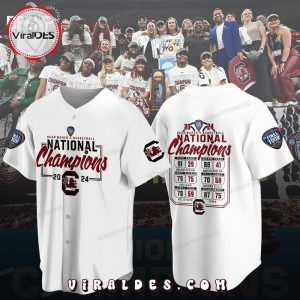 2024 South Carolina Gamecocks NCAA National Champions White Jersey