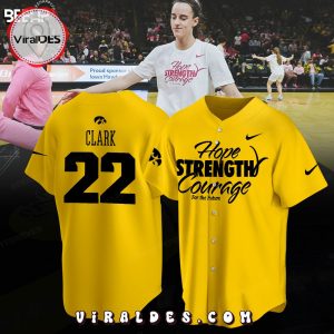 Caitlin Clark Hope Strength Courage For The Future Yellow Jersey
