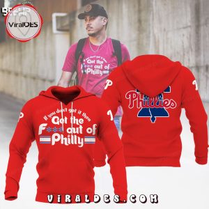 Special Philadelphia Phillies Get The Out Of Philly Red Hoodie