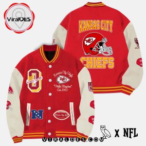 NFL Kansas City Chiefs Kingdom Red Bomber Jacket