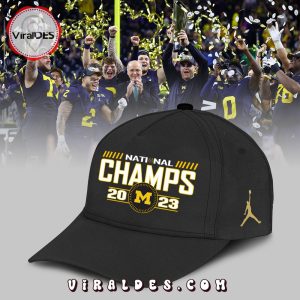 Michigan Wolverines Without A Doubt Champions Black T-Shirt, Cap