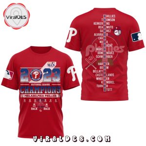 Philadelphia Phillies NL East Division 2023 Champions Red Hoodie