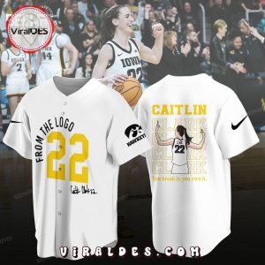 Caitlin Clark From The Logo Champions White Jersey