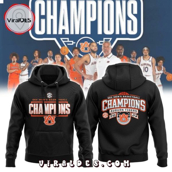 Auburn 2024 SEC Men’s Basketball Champions Hoodie, Jogger, Cap