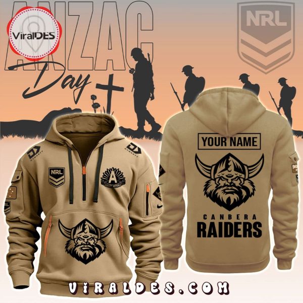 Canberra Raiders NRL ANZAC Day Fashions Hoodie