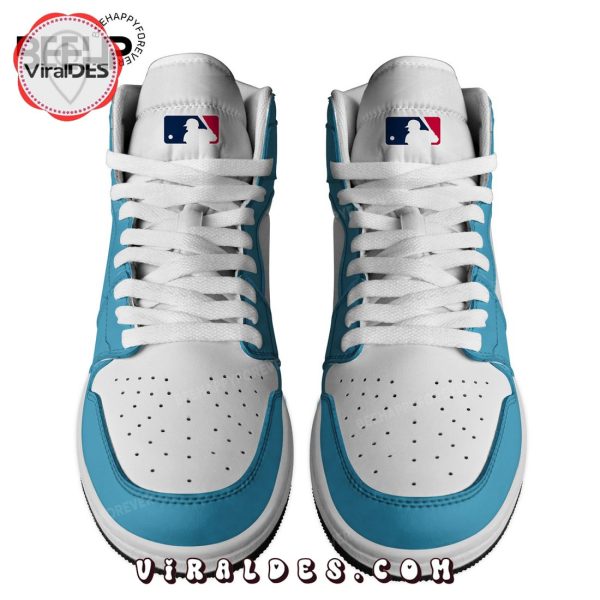 Custom Name MLB Philadelphia Phillies Blue Air Jordan 1 Hightop