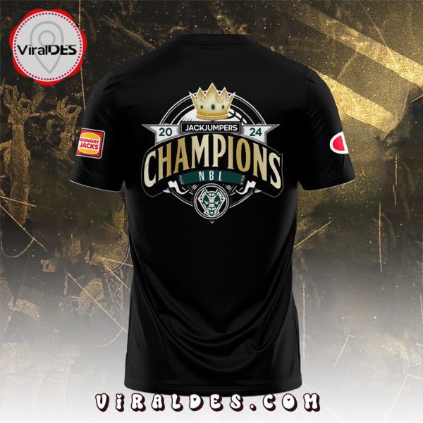 Defend Tasmania JackJumpers NBL Champions 2024 Black T-Shirt, Jogger, Cap