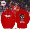 DJ Burns NC State Wolfpack Beast Boy White Hoodie