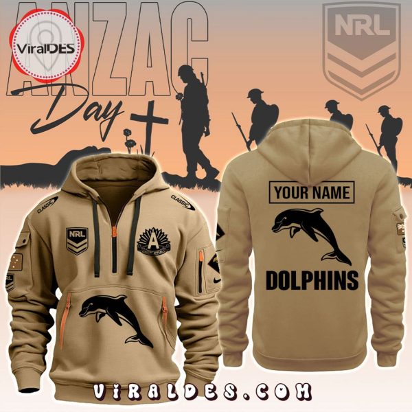 Dolphins NRL ANZAC Day Fashions Hoodie