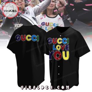 Lisa Boyer Gucci I Love You Black Jersey