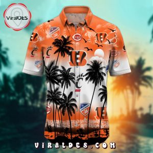 Cincinnati Bengals Palm Tree Sports Hawaiian Shirt