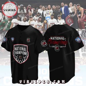 South Carolina Gamecocks 2024 National Champions Black Jersey