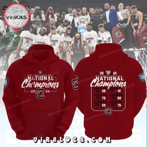 South Carolina Gamecocks 2024 NCAA National Champions Red Hoodie