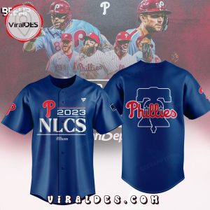 2023 NLCS Philadelphia Phillies Division Series Winner Locker Blue Baseball Jersey