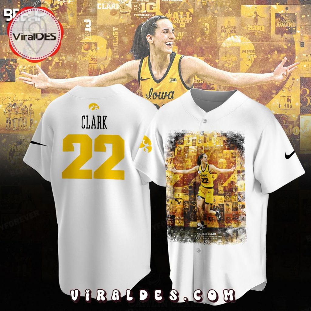 Iowa Hawkeyes - Caitlin Clark Women’s Basketball White Jersey ...