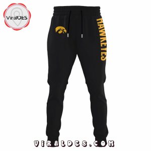 Iowa Hawkeyes From The Logo Final Four Black Hoodie, Jogger, Cap