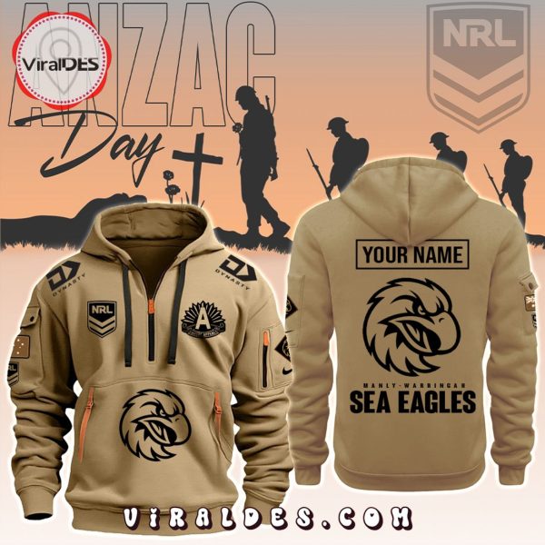 Manly Sea Eagles NRL ANZAC Day Fashions Hoodie