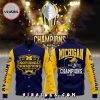 National Champions Michigan Football 2024 Navy Baseball Jacket, Jogger, Cap