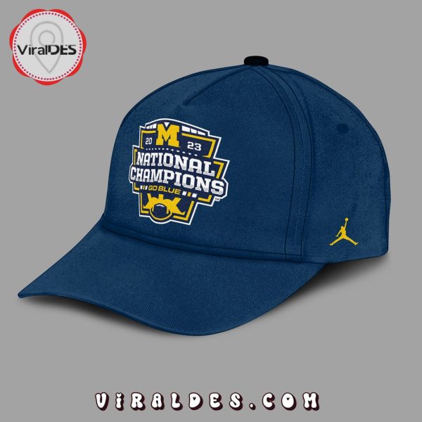 Michigan Wolverines Without A Doubt Champions Navy Hoodie, Jogger, Cap