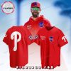 2023 Philadelphia Phillies NL East Division Champions Red Baseball Jersey