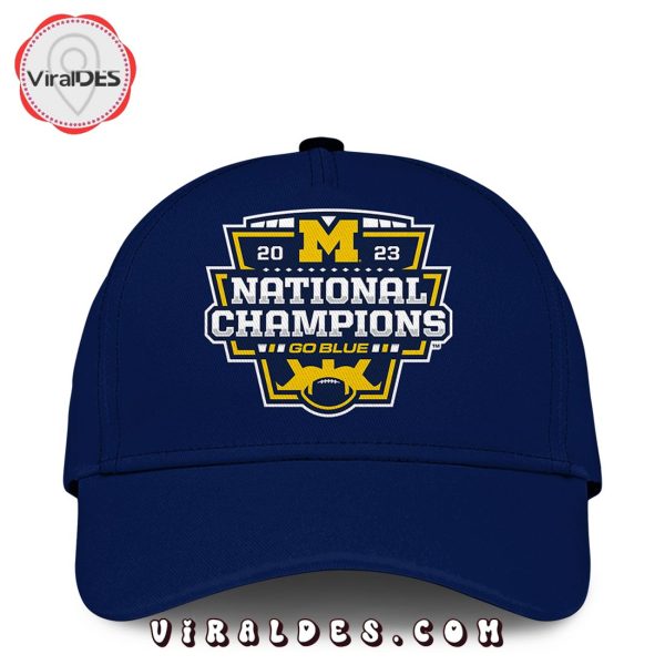National Champions Michigan Football 2024 Navy Baseball Jacket, Jogger, Cap