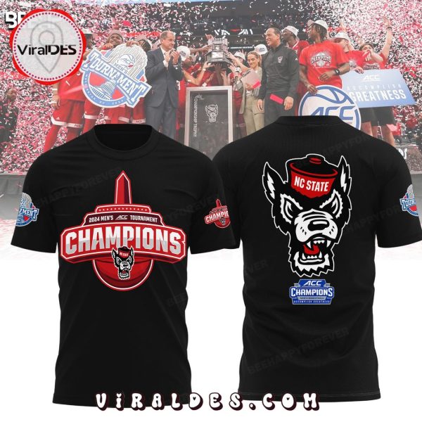 NC State Wolfpack ACC Men’s Basketball Champions Black Hoodie