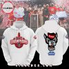 NC State Wolfpack ACC Men’s Basketball 2024 Champions White Hoodie