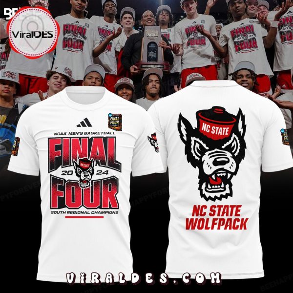 NC State Wolfpack Tournament March Madness Final Four White Hoodie