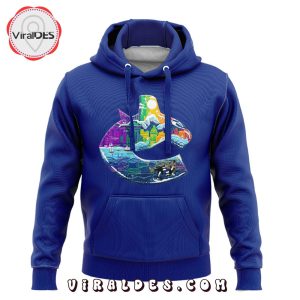 Special Vancouver Canucks Hockey League Navy Hoodie