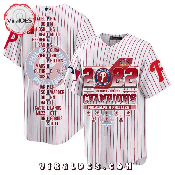 Philadelphia Phillies 2022 NLCS National League Champions Jersey