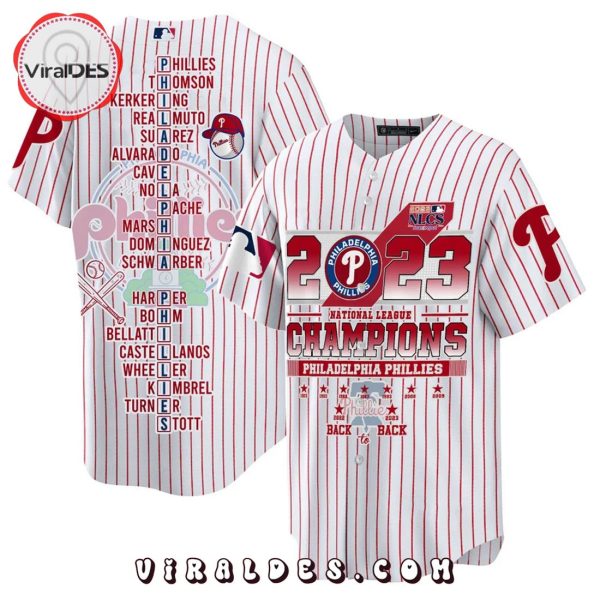 Philadelphia Phillies 2023 NL East Division Champions Baseball Jersey