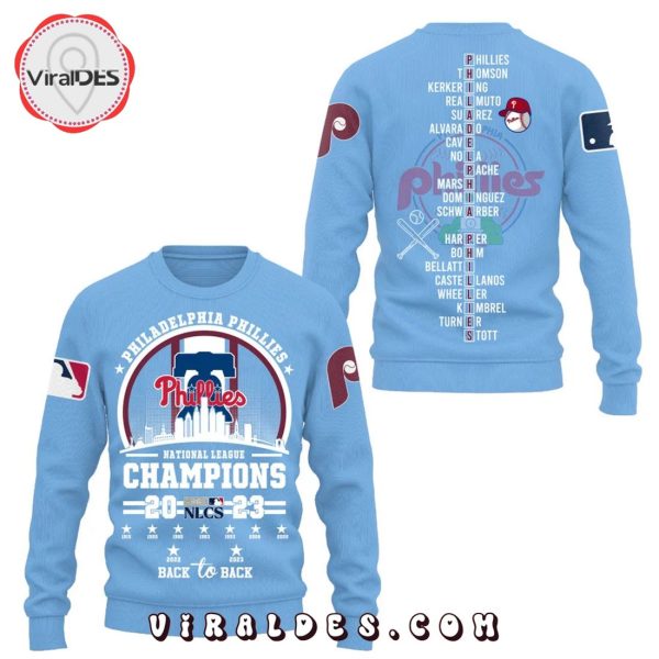 Philadelphia Phillies 2023 NL East Division Champions Blue Hoodie