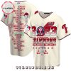 Philadelphia Phillies 2023 NL East Division Champions Grey Baseball Jersey