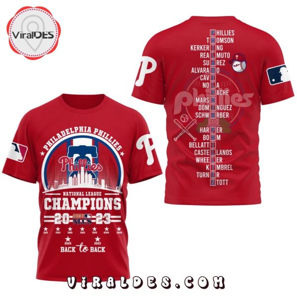 Philadelphia Phillies 2023 NL East Division Champions Red Hoodie