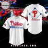 Philadelphia Phillies 2023 Take October Red Baseball Jersey