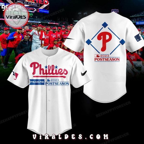 Philadelphia Phillies 2023 Take October Cream Baseball Jersey