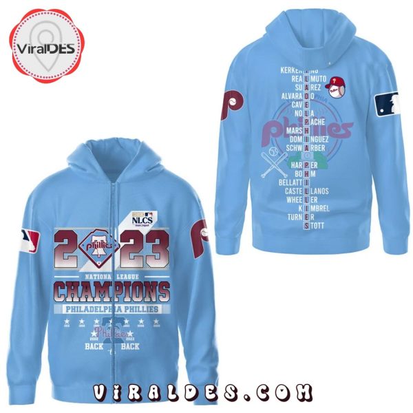 Philadelphia Phillies NL East Division 2023 Champions Blue Hoodie