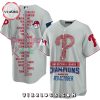 Philadelphia Phillies NL East Division 2023 Champions Cream Baseball Jersey