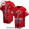 Philadelphia Phillies NL East Division Champions Postseason Black Baseball Jersey