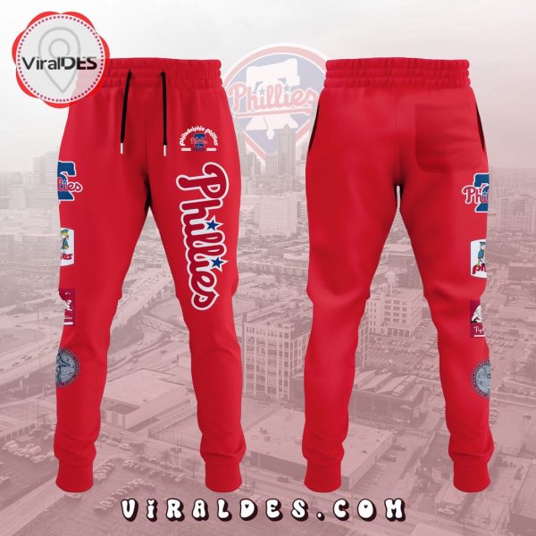 Philadelphia Phillies Special Collection Red Baseball Jacket, Jogger, Cap