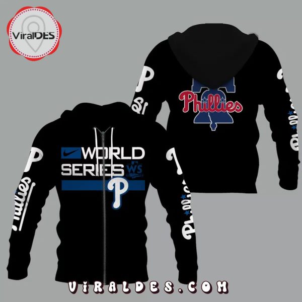 Philadelphia Phillies World Series 2024 Champions Black Hoodie