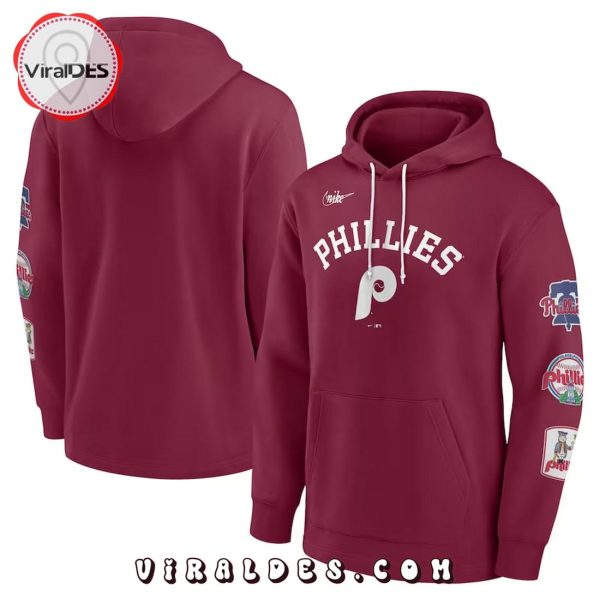 Premium Philadelphia Phillies 2024 Super Bowl Red Hoodie